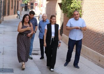 La alcaldesa destaca la transformación de la calle Cardenal Tenorio