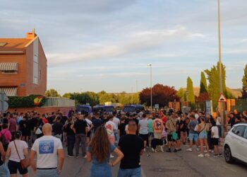 Poca afluencia en la manifestación contra el CAED de Alcalá de Henares