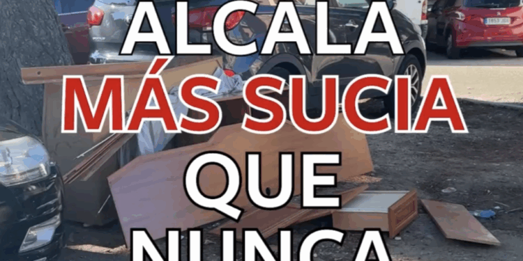 PSOE Alcalá denuncia la suciedad de Alcalá frente a la subida de impuestos